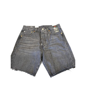 LEVI'S Premium 501 '93 Cut-Off Jean Shorts Button Fly Women’s 31" Waist (C-28)